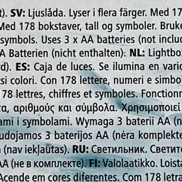 Light Box Cinema Light Box Home Decor LED two sets of letters - Picture 7 of 9